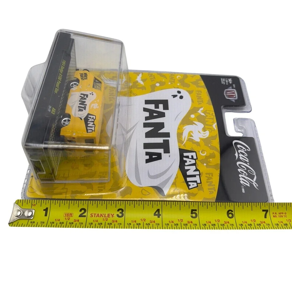 M2 Machines 1964 Dodge A100 Panel Van Fanta Halloween Yellow New Limited Edition